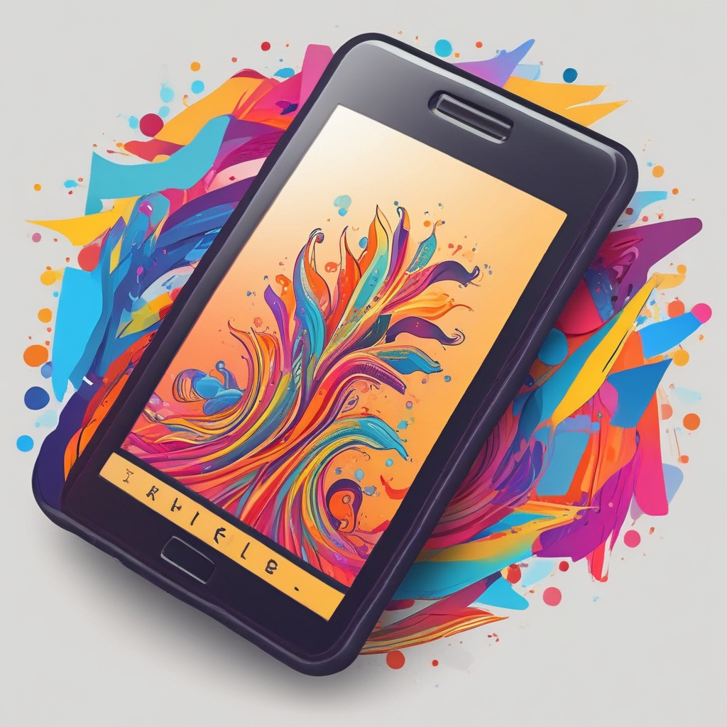 Colorful Kindle app logo